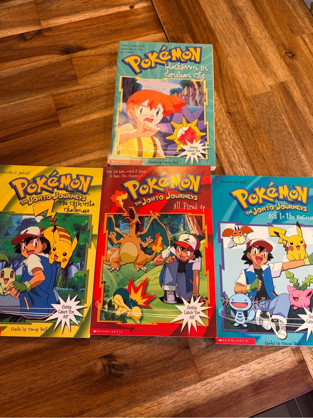 Vintage Pokémon Book Bundle First Scholastic Printings 2000 2001